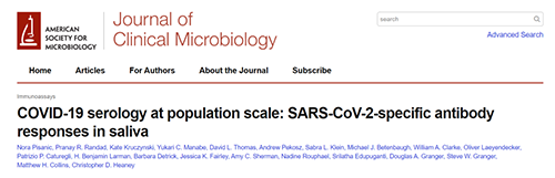 唾液检测新冠抗体新方法来了，获取结果仅需几小时！
