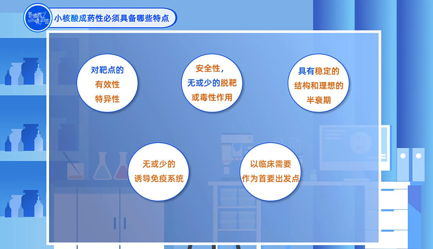 小核酸成药性必须具备哪些特点？